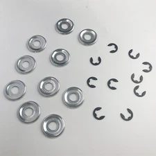 For Stihl Husqvarna MS260 MS290 624 0801 10PCS Clutch Washer E-Clip Replacement