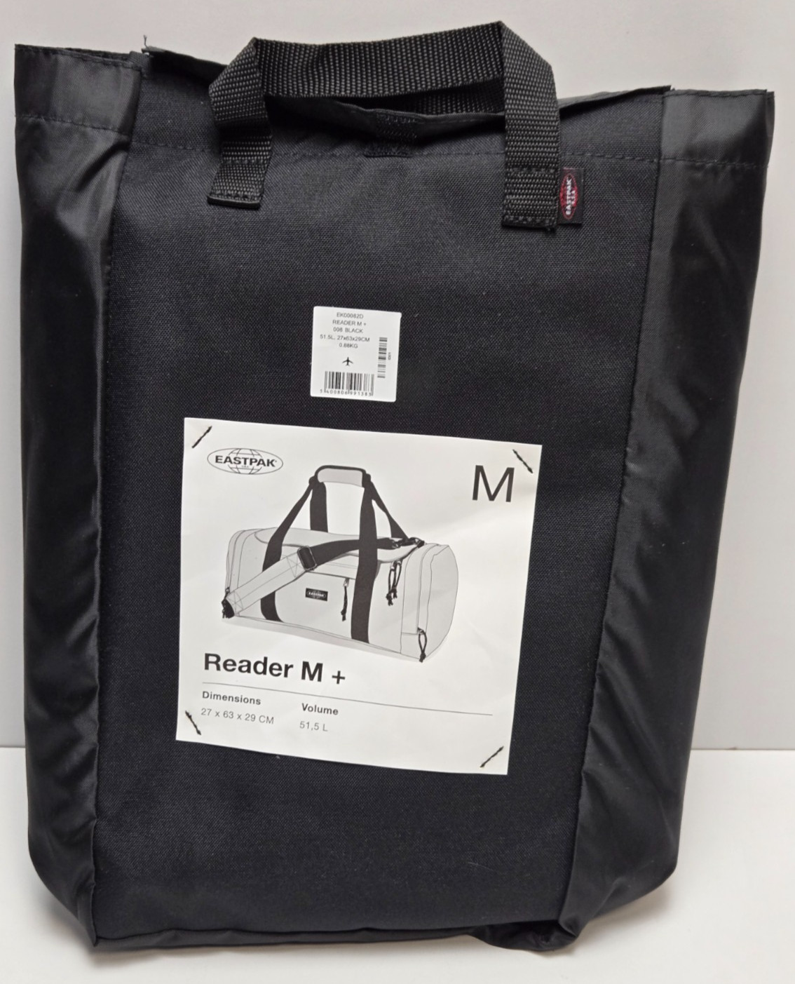 Eastpak READER M+ Reisetasche Black 51,5 L – Reise- & Sporttasche (0917 W3+)