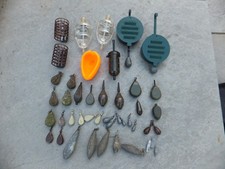 Fishing weights, feeders in bag