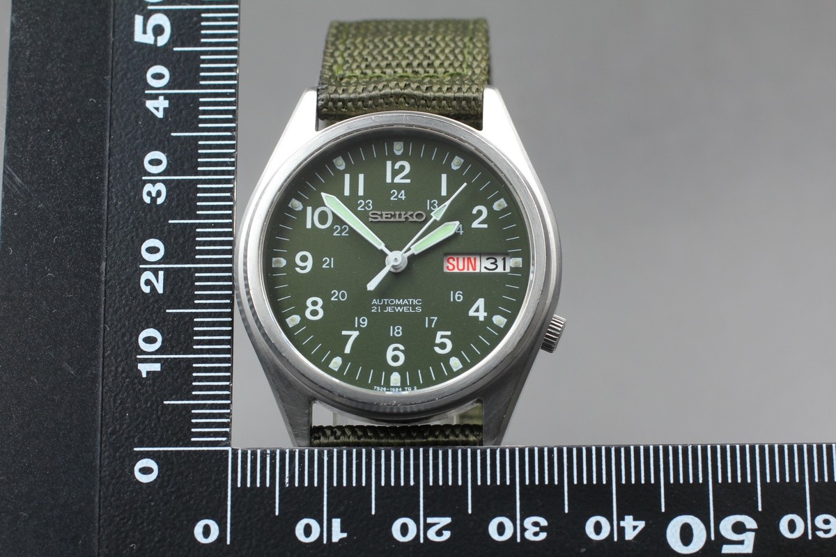 Military Black 7s26 00d0 Seiko Military 7s26 完動美品 SEIKO