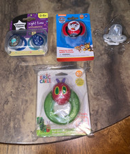 lot of 4 baby pacifiers - gel soother