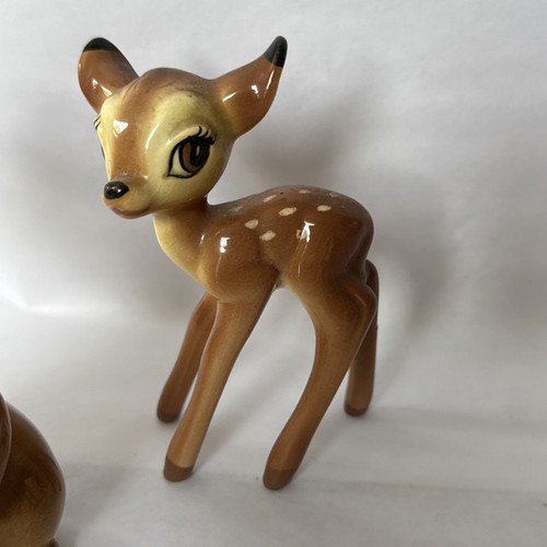 VTG Bambie Figurines (5) Thumper Girlfriend Baby Flower AMERICAN POTTERY SHAW - Picture 5 of 14