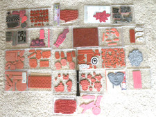 25 SETS - Various Brands RUBBER/CLING STAMPS Different Sizes Themes