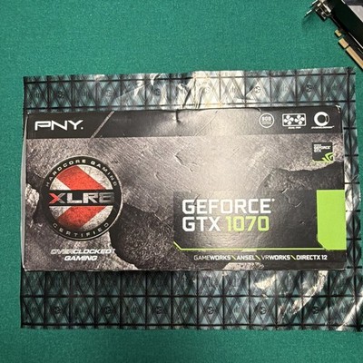 PNY NVIDIA GeForce GTX 1O7O XLR8 Gaming Overclocked Graphics Card