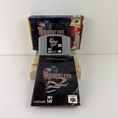 Resident Evil 2 Nintendo 64 N64 Box Manual Tested Works Authentic Capcom See Pic