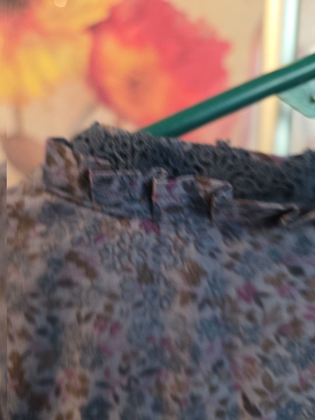 Talbot Ruffled Button Down Short Sleeve Blousecw … - image 9