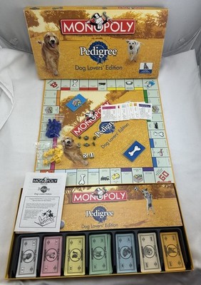 2002 Pedigree Dog Lovers Edition Monopoly Game USAopoly Complete Great Condition