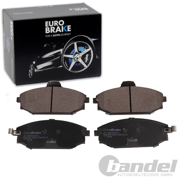 Eurobrake BremsbelÄGe Satz Vorderachse Passend FÜR Galloper Galloper Hyundai-image