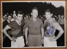 Helmut Rahn & Coşkun Taş 1. FC Köln 1959/60 Großfoto 2× original handsigniert