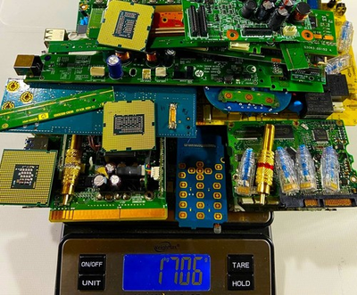 #ad 1706 g Scrap Circuit Boards Gold Plated Cable Ends etc For Gold Recovery 3 lbs $34.95