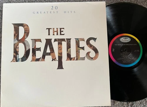 THE BEATLES 20 Greatest Hits CAPITOL SV-12245 clean! Near MINT! 1982 inner LP