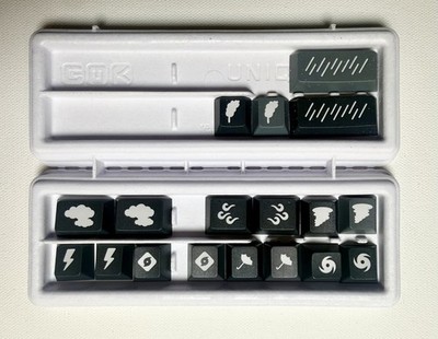 GMK Storm Novelties Kit Cherry Profile ABS MX Mechanical Keyboard Keycaps New
