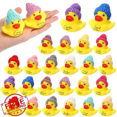 MiniInflat 60 Yellow Christian Rubber Ducks