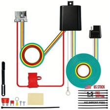 Trailer Wiring Harness For 2005-2010 Honda Odyssey - 4-way Flat Plug And Play Trailer Wiring Harness For 2005-2010 Honda Odyssey - 4-way Flat Plug And Play