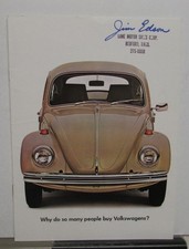 1969 Volkswagen Prestige Dealer Sales Brochure Original Beetle Paul Newman 1969 Volkswagen Prestige Dealer Sales Brochure Original Beetle Paul Newman