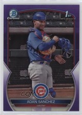 2023 Bowman Chrome Prospects Purple Refractor 95/250 Adan Sanchez #BCP-219 11o2