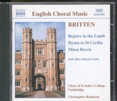 8554791 Chor Des St. John's College, Cambridge   Christopher Robinson Britten