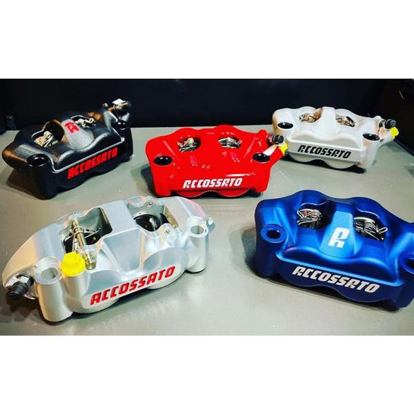 Accossato right radial Billet 2 piece Caliper 108mm ZXC pads | eBay