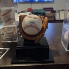 Hunter Pence Signed Official Major League Baseball JSA With Display Case