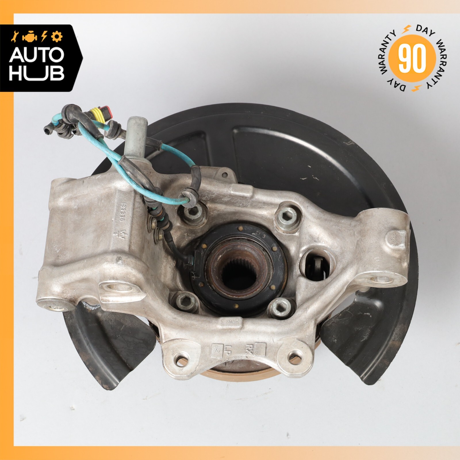 02-04 Maserati Coupe 4200 Rear Right Side Spindle Knuckle Hub OEM