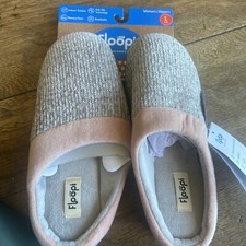 New Floopi Women's Indoor Outdoor Clog Slippers Memory Foam sz L 9-10 Nwt 203