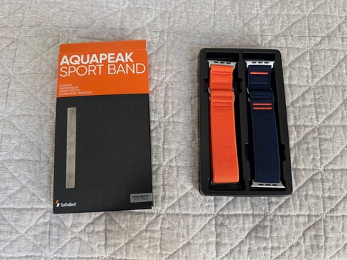 2 Pack Suitisbest Nylon Sport Band w/ S-Hook For Apple Watch 49mm 45mm 44mm 42mm - Picture 8 of 8