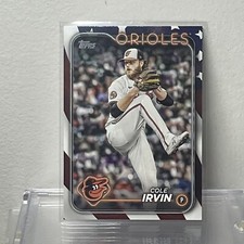 2024 Topps Update Cole Irvin Independence Day Parallel /76 - Orioles #US138