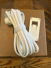 Ring Indoor/Outdoor Power Adapter Barrel Plug White New Unused