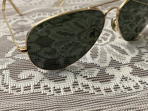 Ray Ban Aviator Sunglasses With Original Case Gold Frame Brown Lens - Picture 6 of 16