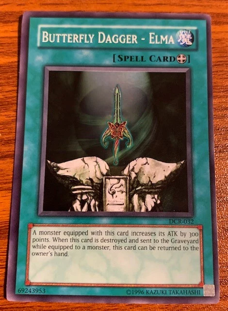 Yu Gi Oh Holo/Foil Butterfly Dagger - Elma #DCR-012 | eBay