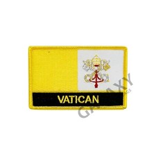 Vatican City Patch / Vatican City Flag / Iron On