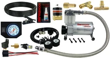 Tow Assist Control In Cab Air Height w/Electric Switch Valve Kit & White Gauge