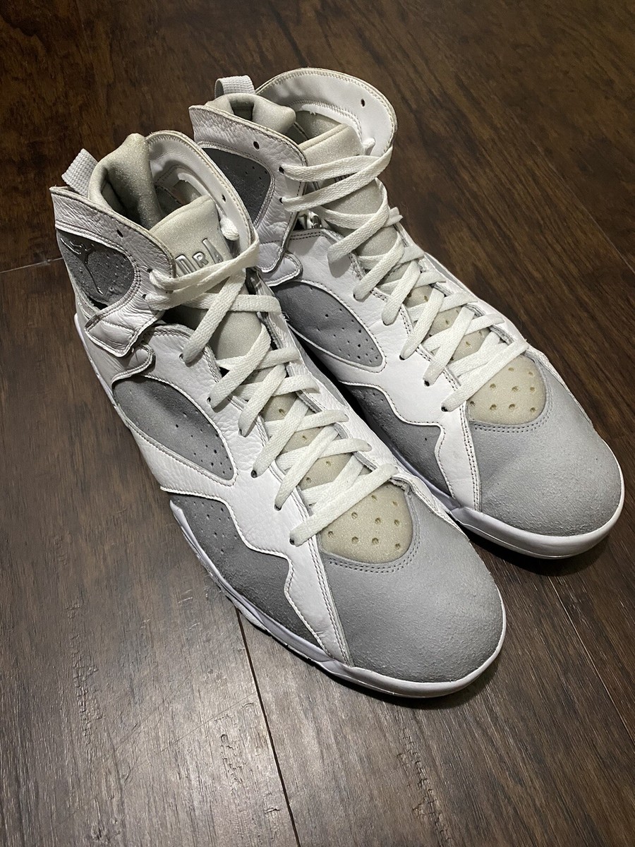 Air Jordan 7 Retro Pure Money White Silver size 16 304775-120 | eBay
