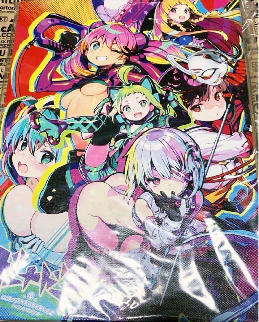 ALICESOFT アリスソフト　ドーナドーナ　F4 キャンバスアート AliceSoft Dohna Dohna Official F4 Canvas Art Size 333×242mm