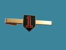U.S MILITARY U.S ARMY 1ST INFANTRY TIE BAR OR TIE TAC CLIP ON TYPE U.S.A MADE