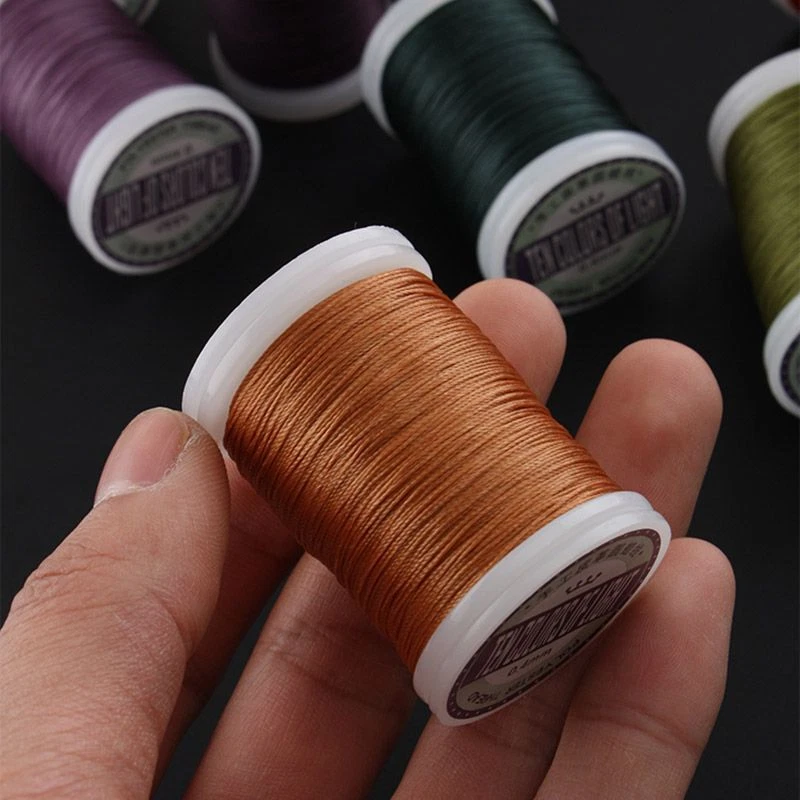 Colors Waxed Polyester Cord Bracelet Cord Wax Coated String for Bracelets  Waxed Thread for Jewelry Making Waxed String for Bracelet Making,white 