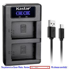 Kastar LCD Dual Charger Battery for Canon LP-E6 LP-E6N LC-E6E Canon EOS 60Da