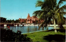 Postcard Vinoy Park Hotel Yacht Basin Tampa Bay St Petersburg Florida FL
