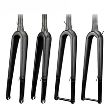 700c Gravel Road Bicycle Carbon Hard Forks Internal Cable Routing Rigid Forks