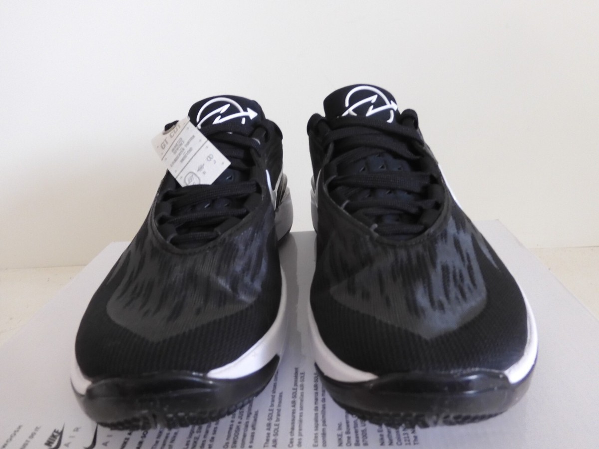 NIKE AIR ZOOM G.T. GT CUT 2 BLACK-WHITE-ANTHRACITE SZ 8 [DJ6015