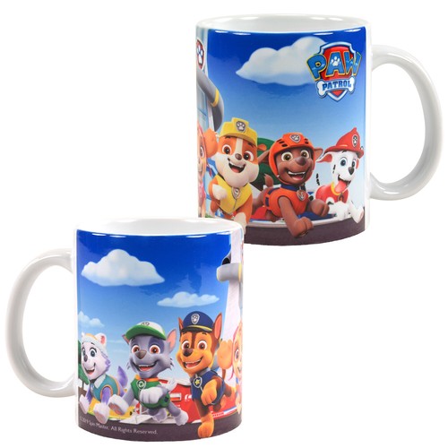 Paw Patrol Zaubertasse Für Kinder – 230 Ml, Farbwechsel Bei Heißem Getränk, Keramik, Offizielles Lizenzprodukt