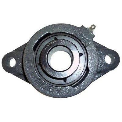 Ntn Arflu-5/8 Flange Bearing,2-Bolt,Ball,5/8'' Bore