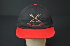 VTG Levis Jeans Baseball Bat Hat Cap Black Red 1224T