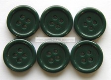 6 Round Coat Buttons ( Choice Of Size & Colour )