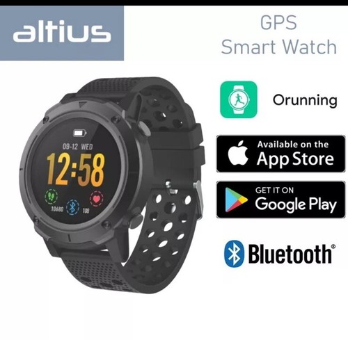 Altius Premium Multisport Smart Watch W/ GPS Heart Rate Monitor ...