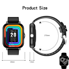 Bluetooth Smartwatch Men Women Message Call Sports Fitness Full Screen Monitor