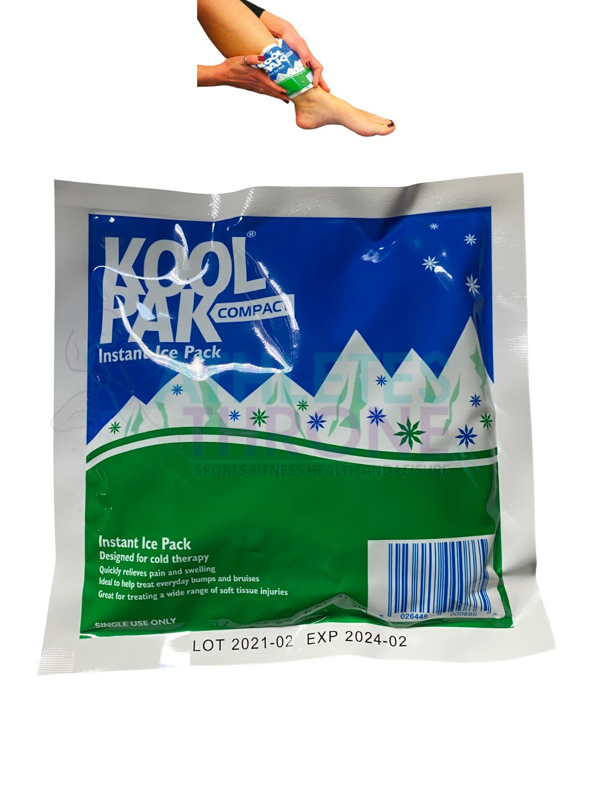 Koolpak Small Instant Sports Ice Pack First Aid Muscle Sprains Back