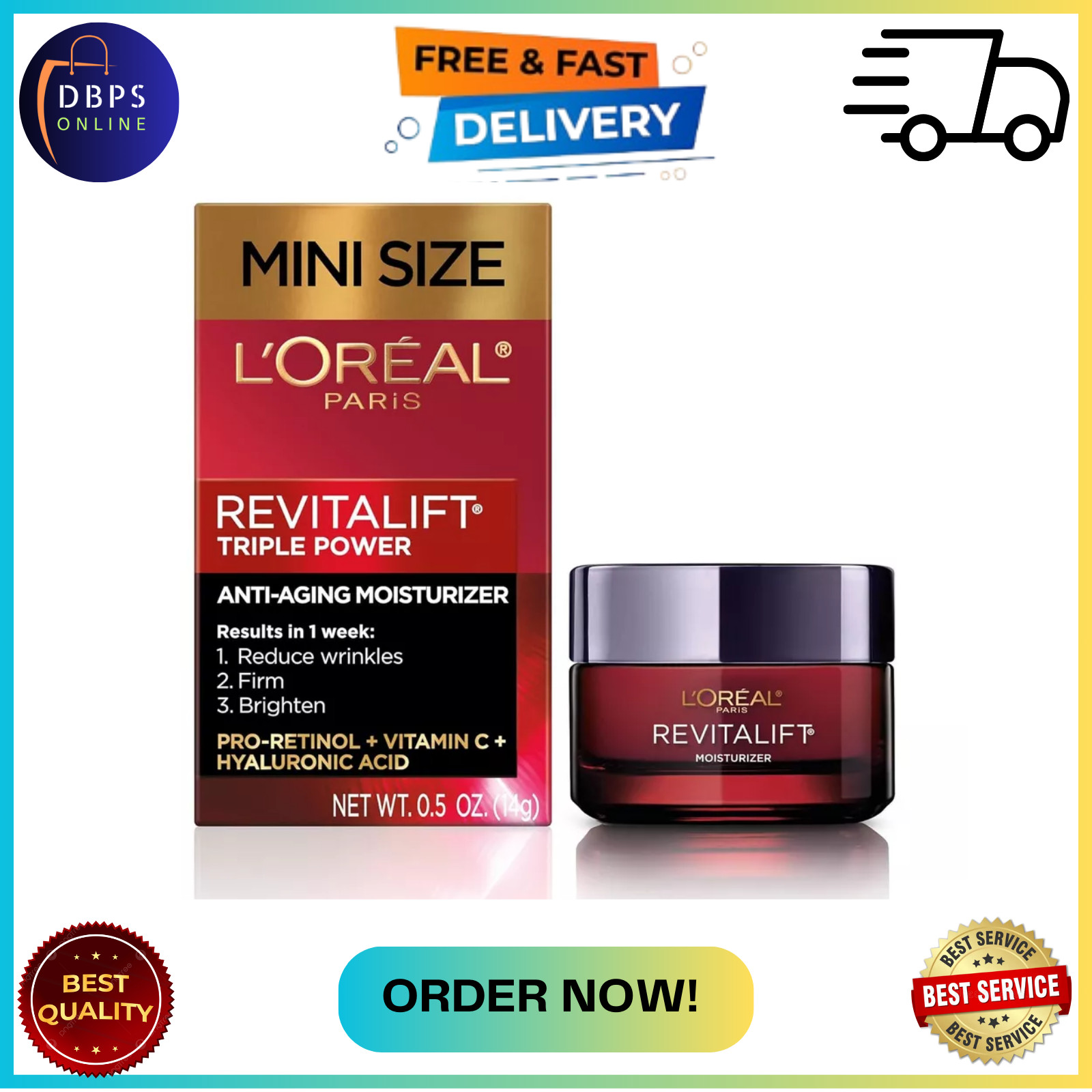 L'Oreal Paris Revitalift Triple Power Anti-Aging Face Moisturizer,Pro Retinol