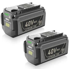 2x 40V 9.6Ah Battery for Ryobi 40V Lithium OP4050 OP40602 OP40261 OP4060 OP4030