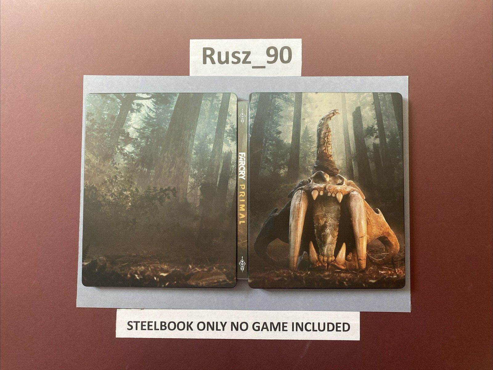 STEELBOOK ONLY Far Cry Primal Collectors Edition PS4/Xbox One IN EXC COND